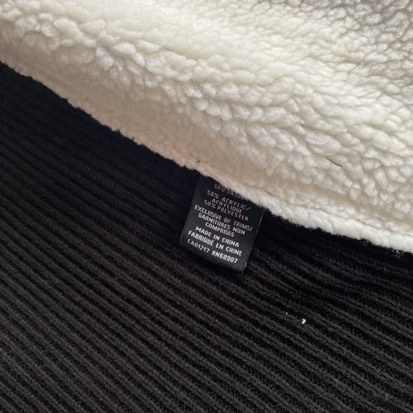 NWT! New Le Chateau Faux Fur Lapel Cardigan Shearling Jacket Coat - Picture 5 of 7